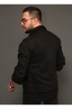 Bonissimo Erkek Slim Fit Siyah Kot Ceket