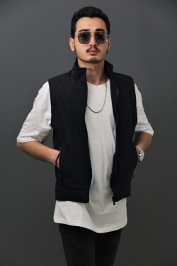 Bonissimo Erkek Lacivert Düz Yelek