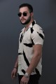 Bonissimo Erkek Siyah Baskılı Gömlek